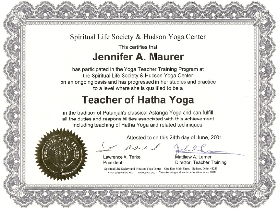 Jen Maurer, CYT
